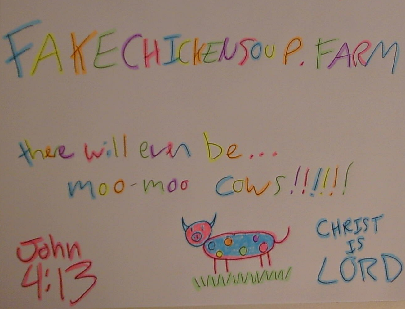 Fake Chicken Soup Farm